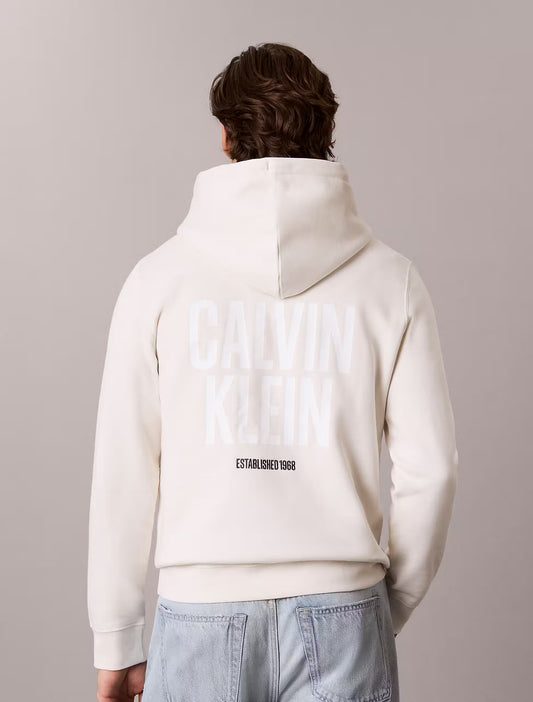 Sweatshirt Estampada Calvin Klein Branca Calvin Klein