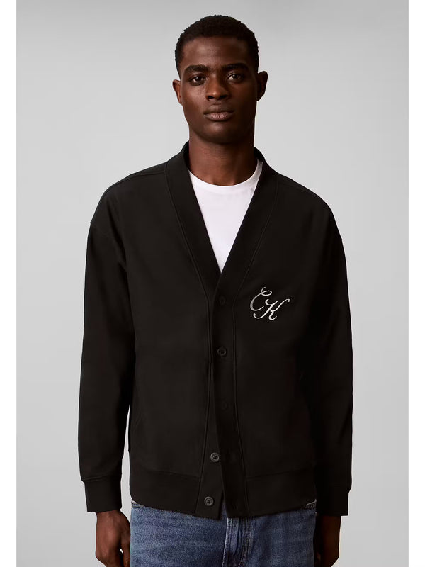 Casaco Com Bordados Calvin Klein Preto