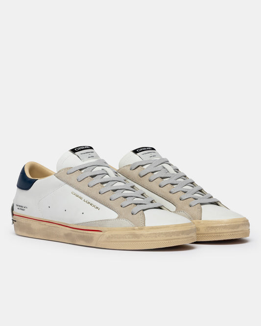 Sapatilha Branca e Azul Crime London SS26