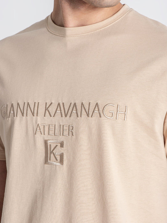 T-shirt Bege Gianni Kavanagh FW25