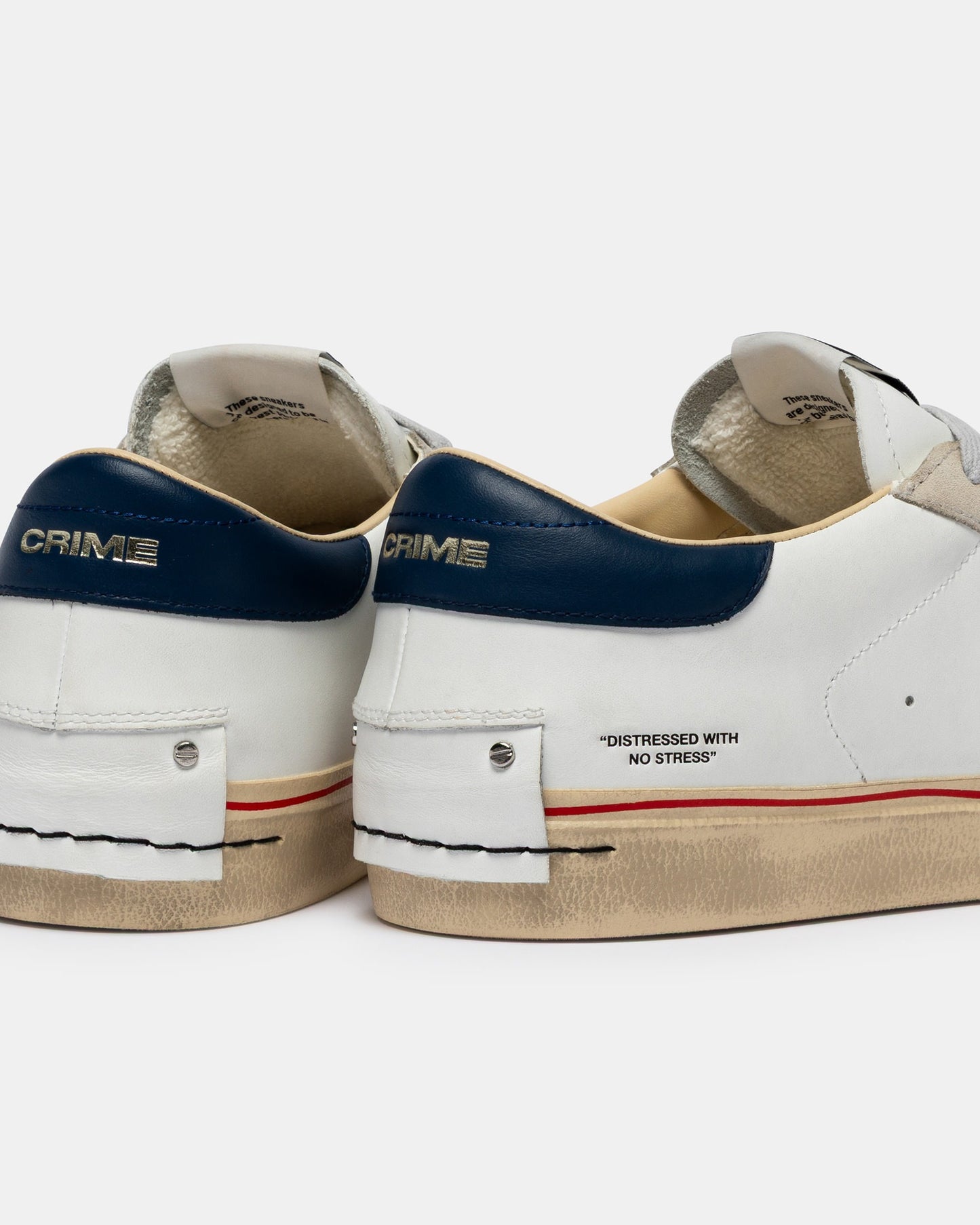 Sapatilha Branca e Azul Crime London SS26