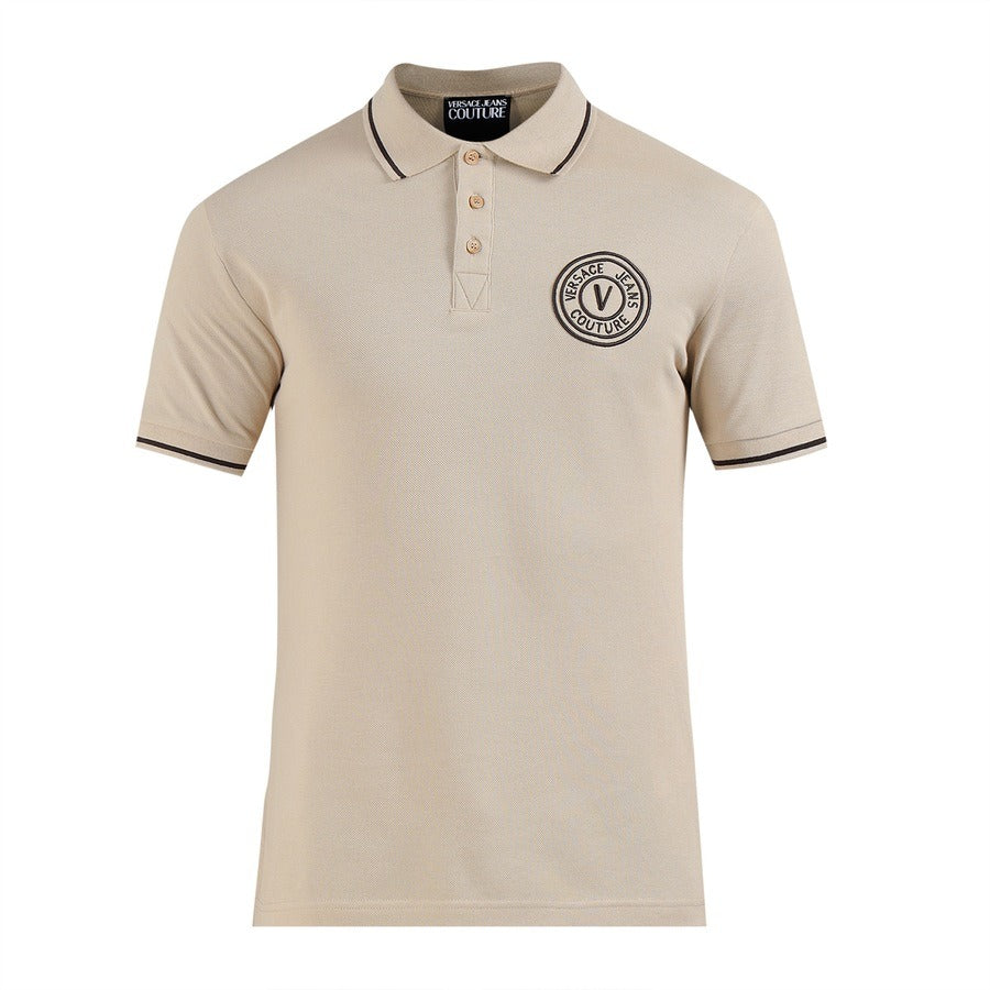 Polo Bege Versace Jeans Couture SS25