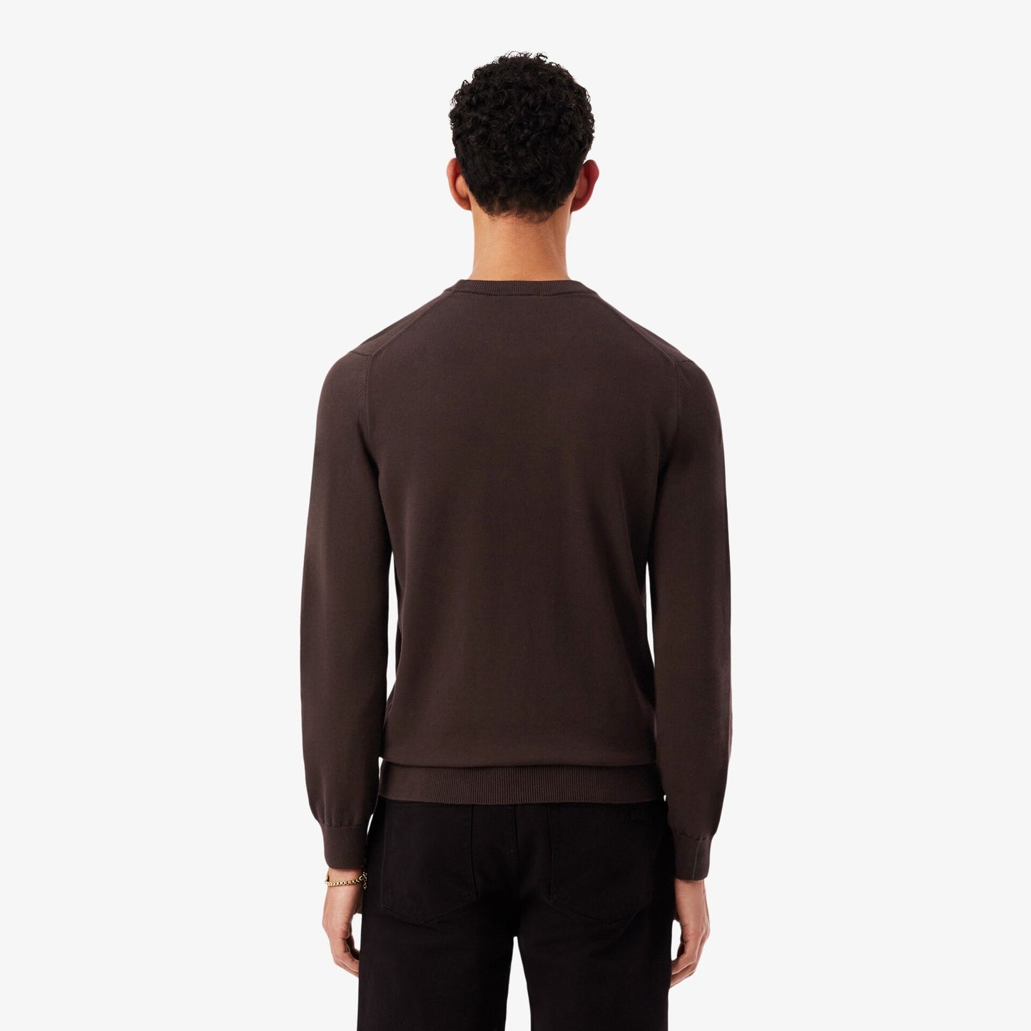 Camisola de Malha Castanha Lacoste SS26