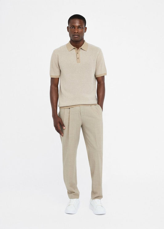 Polo de Malha Bege Liu Jo FW25