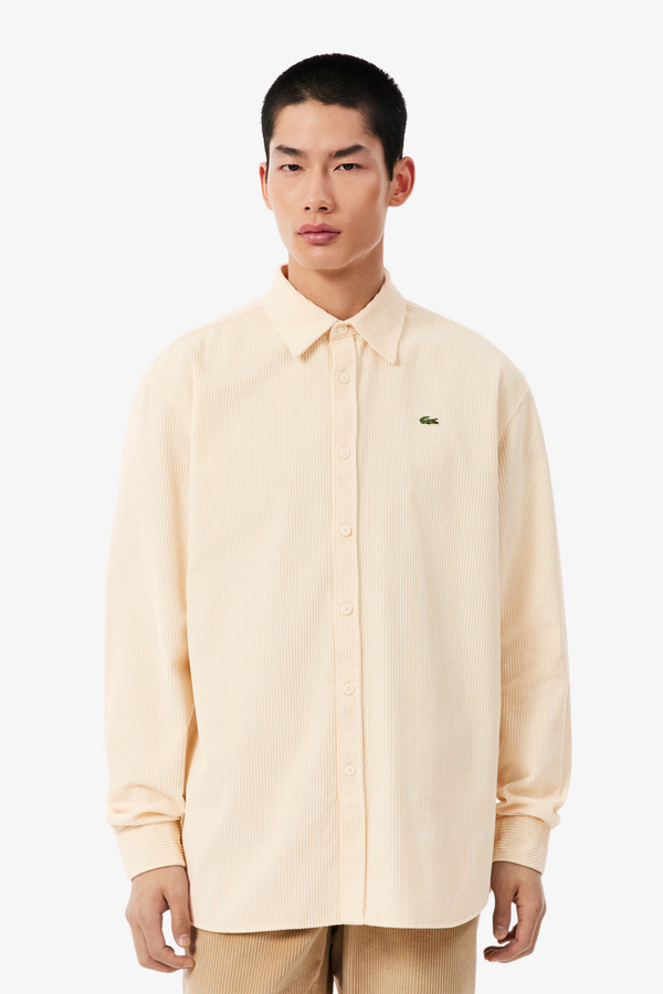 Camisa de Bombazina Lacoste Bege