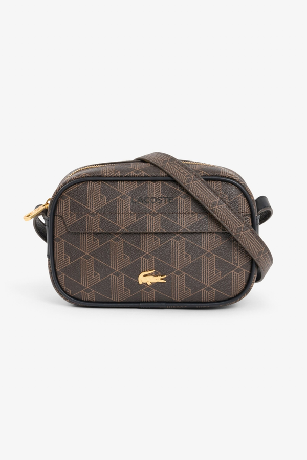 Mala a Tiracolo Lacoste Castanha