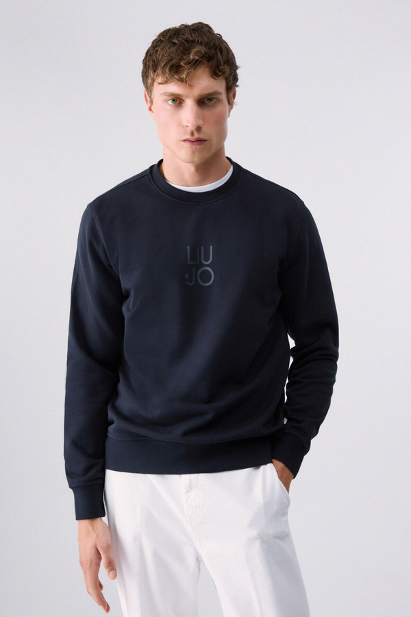 Sweatshirt Básica Liu Jo Azul
