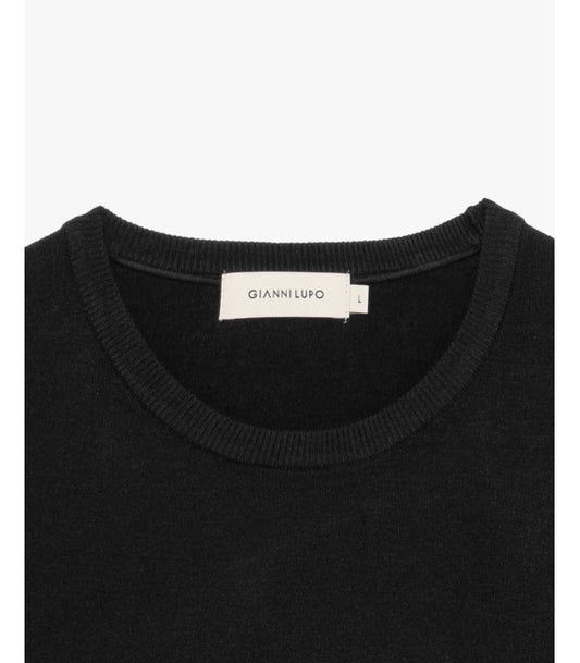 Camisola de Malha Preta Gianni Lupo FW25