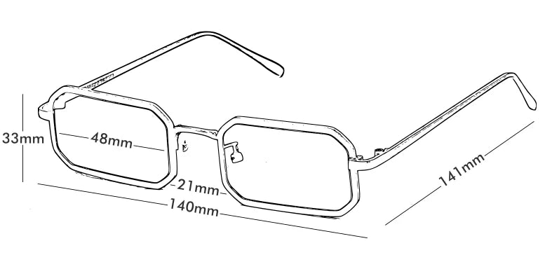 Óculos de Sol MURPHY Silver - Gradient Green to Yellow SS-25