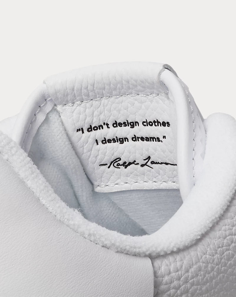 Sapatilhas Brancas Ralph Lauren Masters SS25