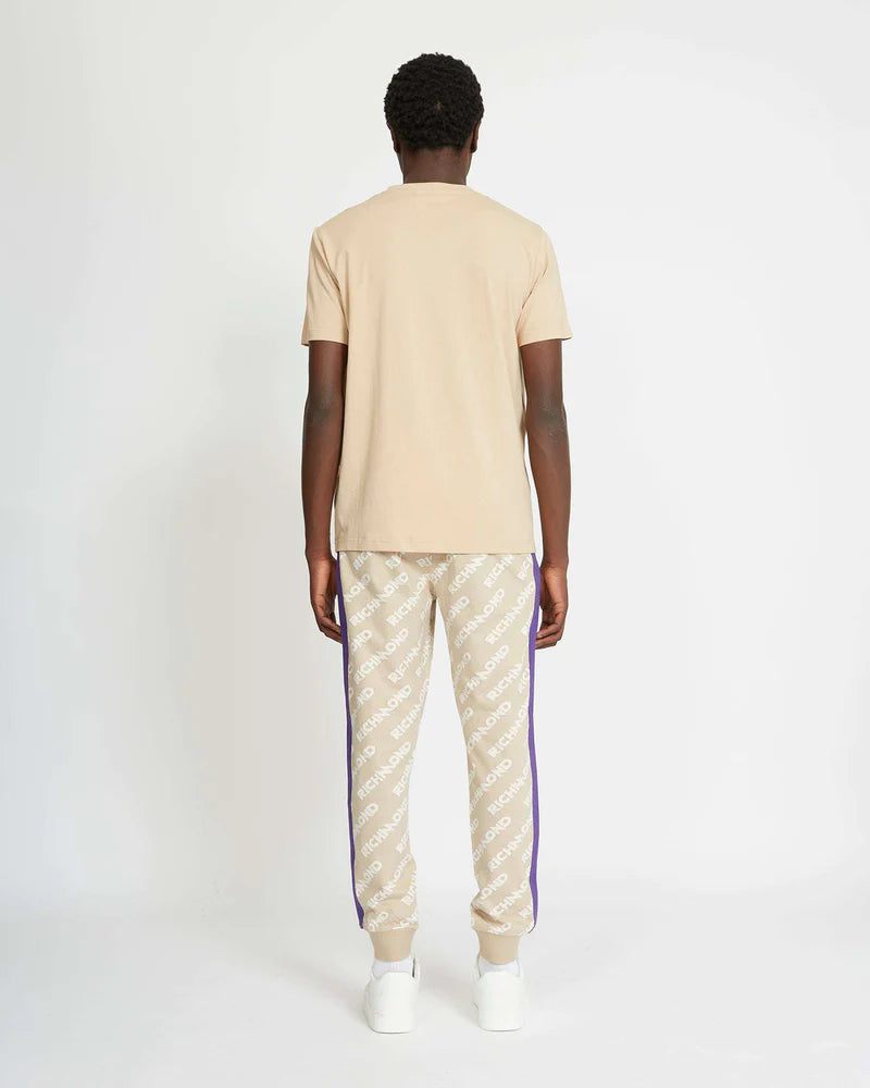 JOHN RICHMOND T-SHIRT WITH CONTRASTING LOGO ON THE FRONT FW23