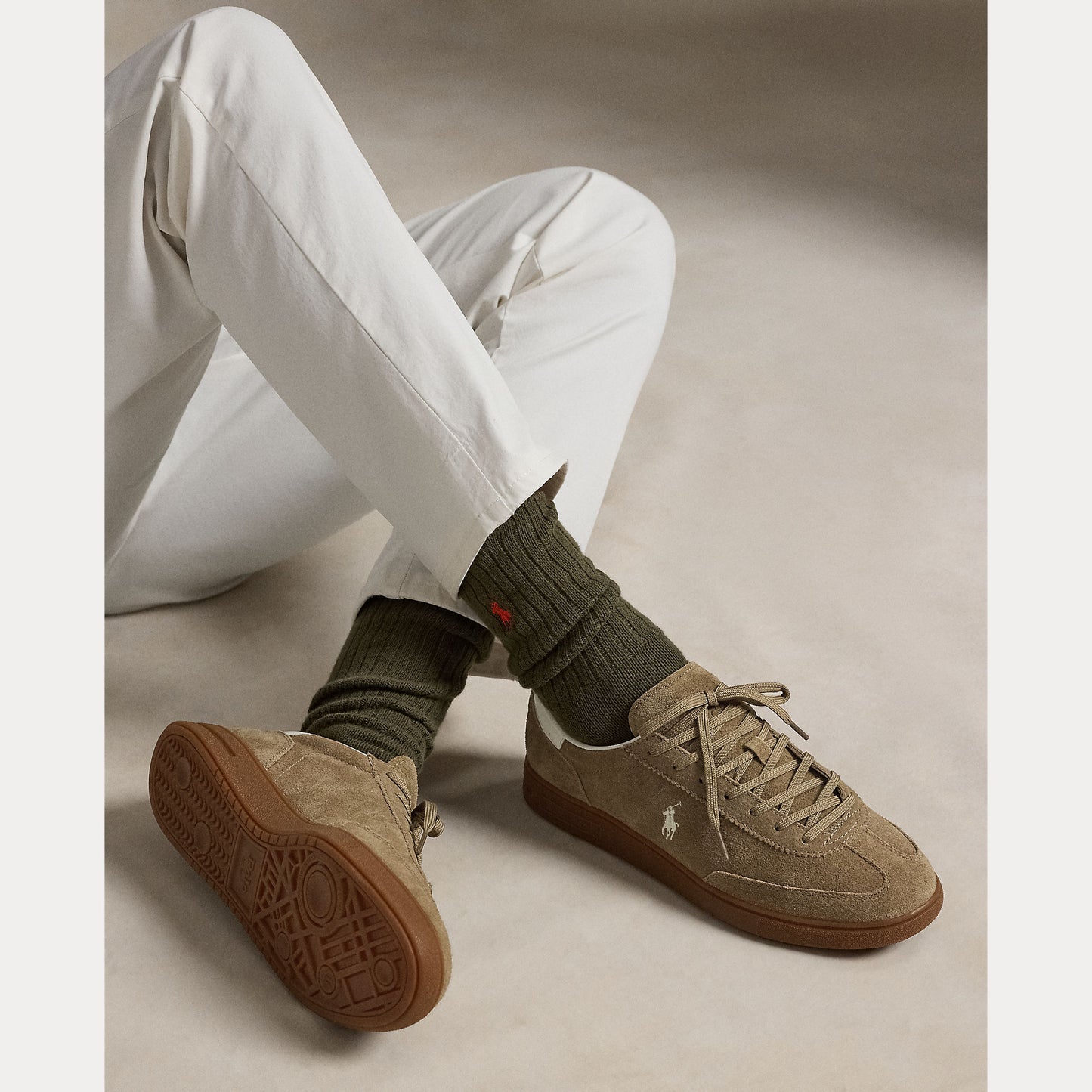 Sapatilhas Beges Ralph Lauren FW25