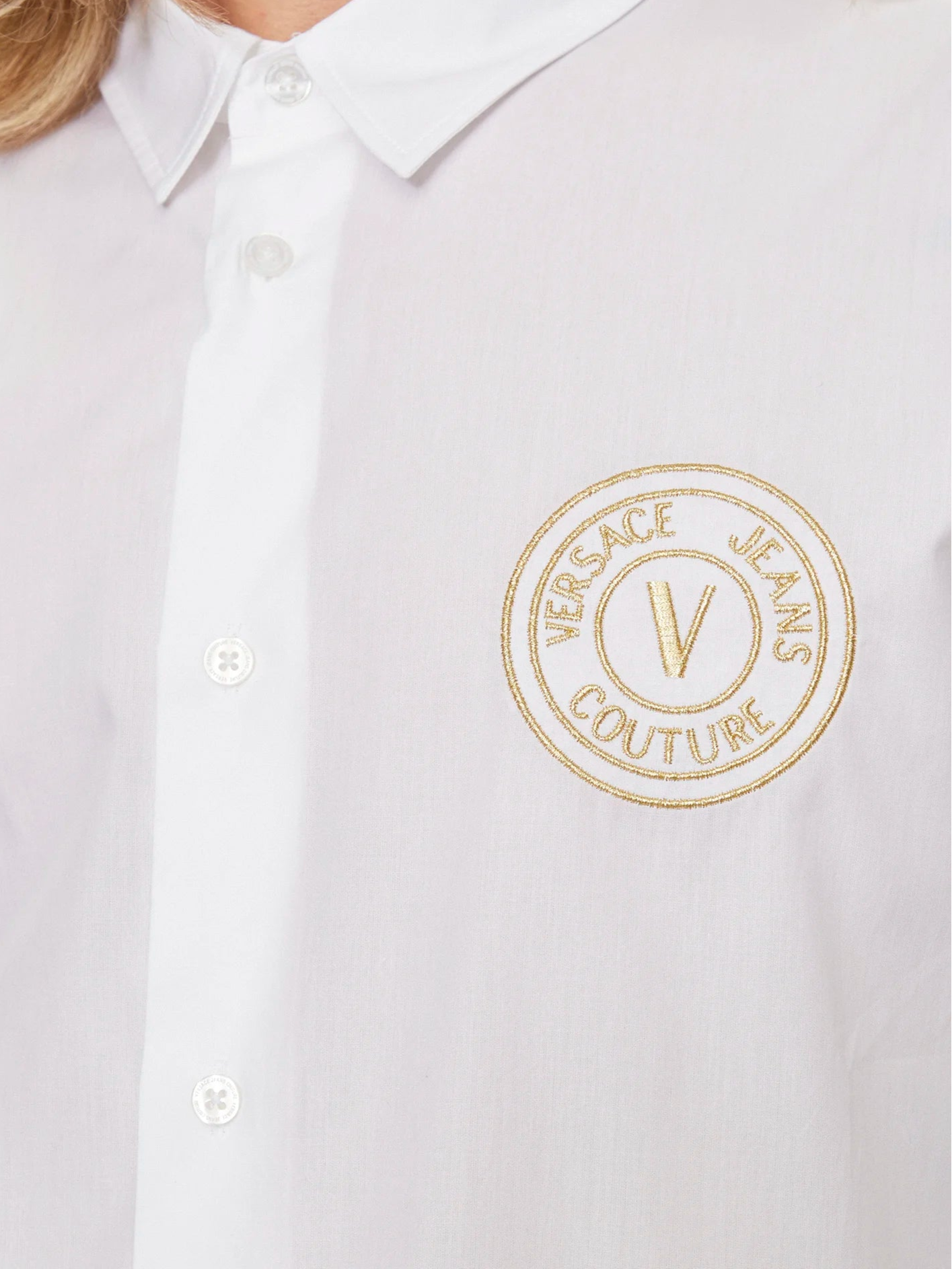 Camisa Branca Versace Jeans Couture SS25