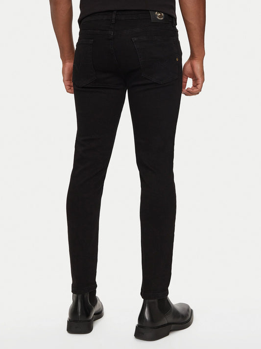 Calças De Ganga Versace Jeans Couture Pretas FW24