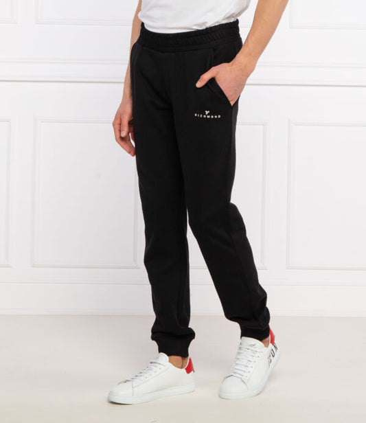 John Richmond Mid-Rise Cotton Track Pants