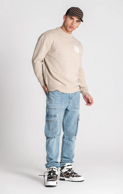 Camisola Malha bege Gianni Kavanagh FW24 Gianni Kavanagh