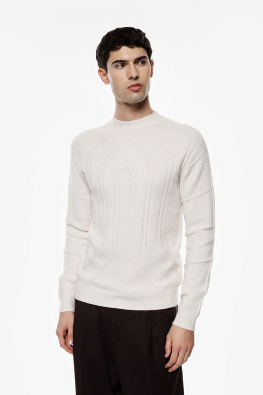 Camisola de Malha Bege Imperial FW25