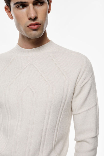 Camisola de Malha Bege Imperial FW25 Imperial