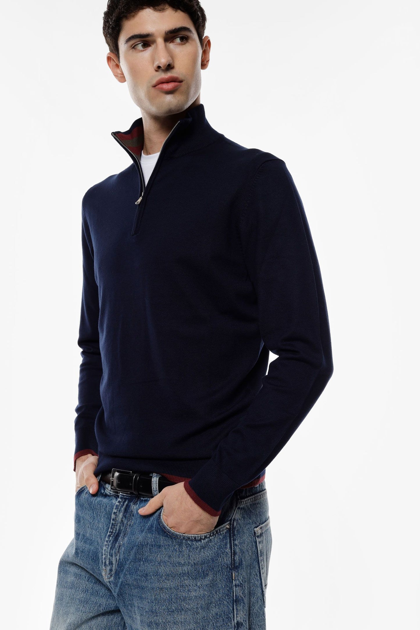Camisola de Malha Azul Imperial FW25