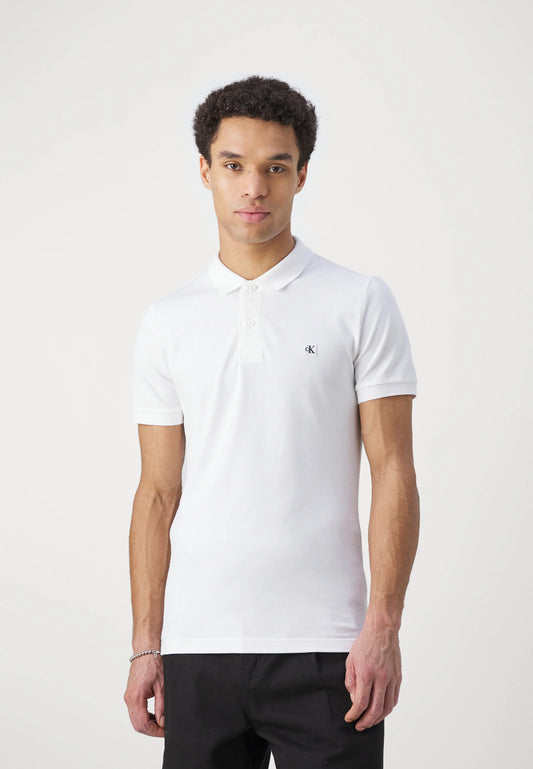 Polo Calvin Klein Branco J30J325269 FW24