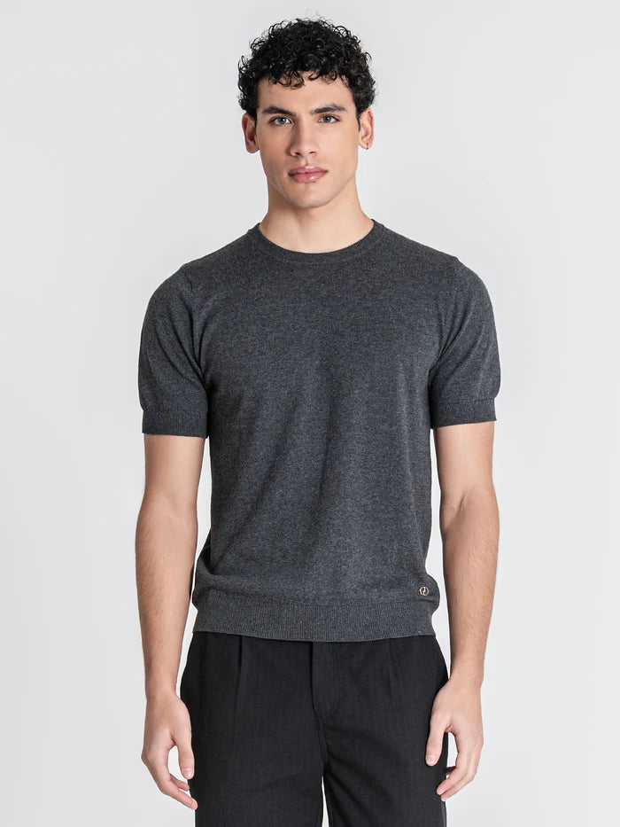 T-shirt de Malha Cinza Gianni Kavanagh Gianni Kavanagh