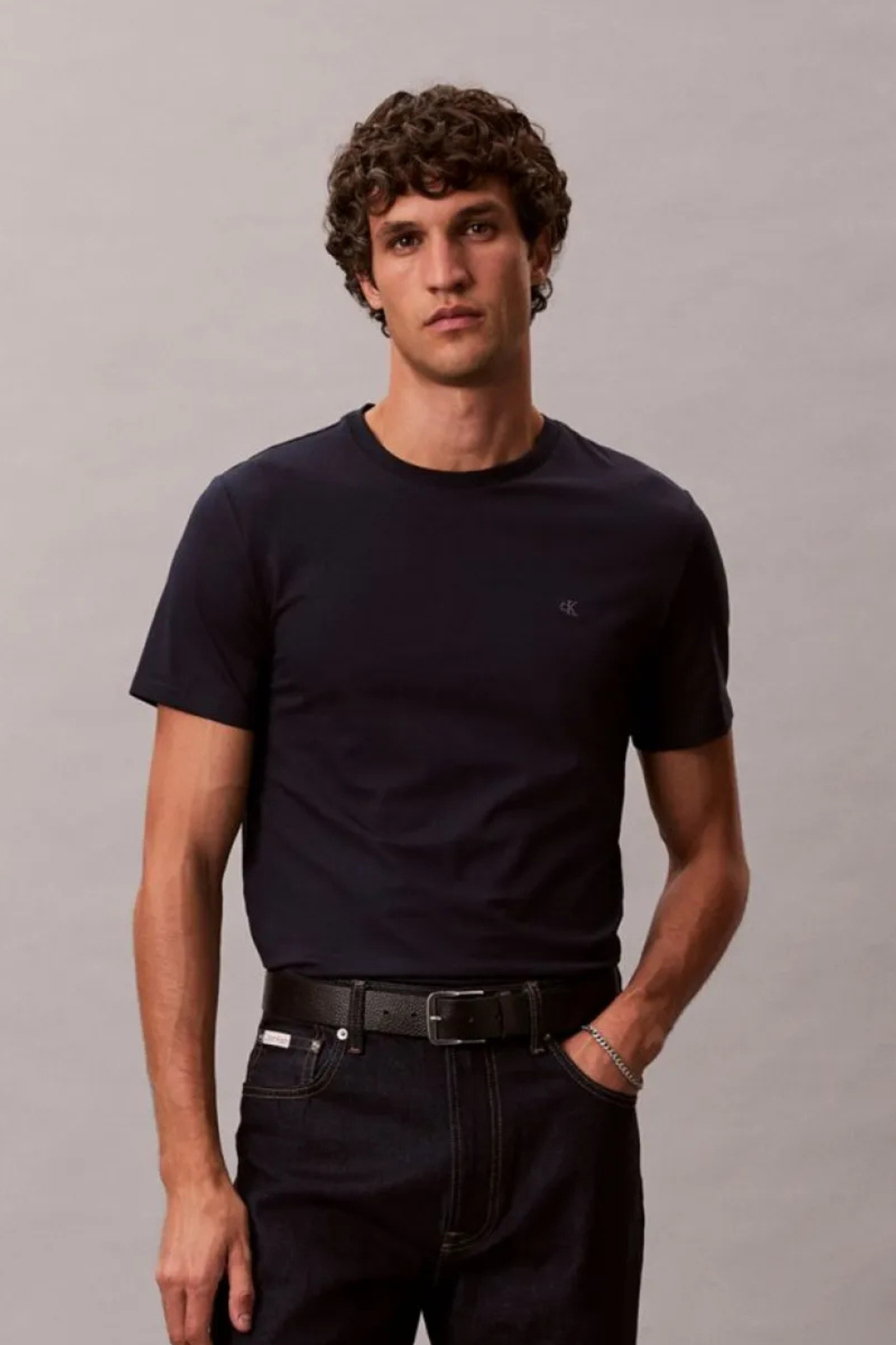 T-shirt Calvin Klein Azul Marinho SS26