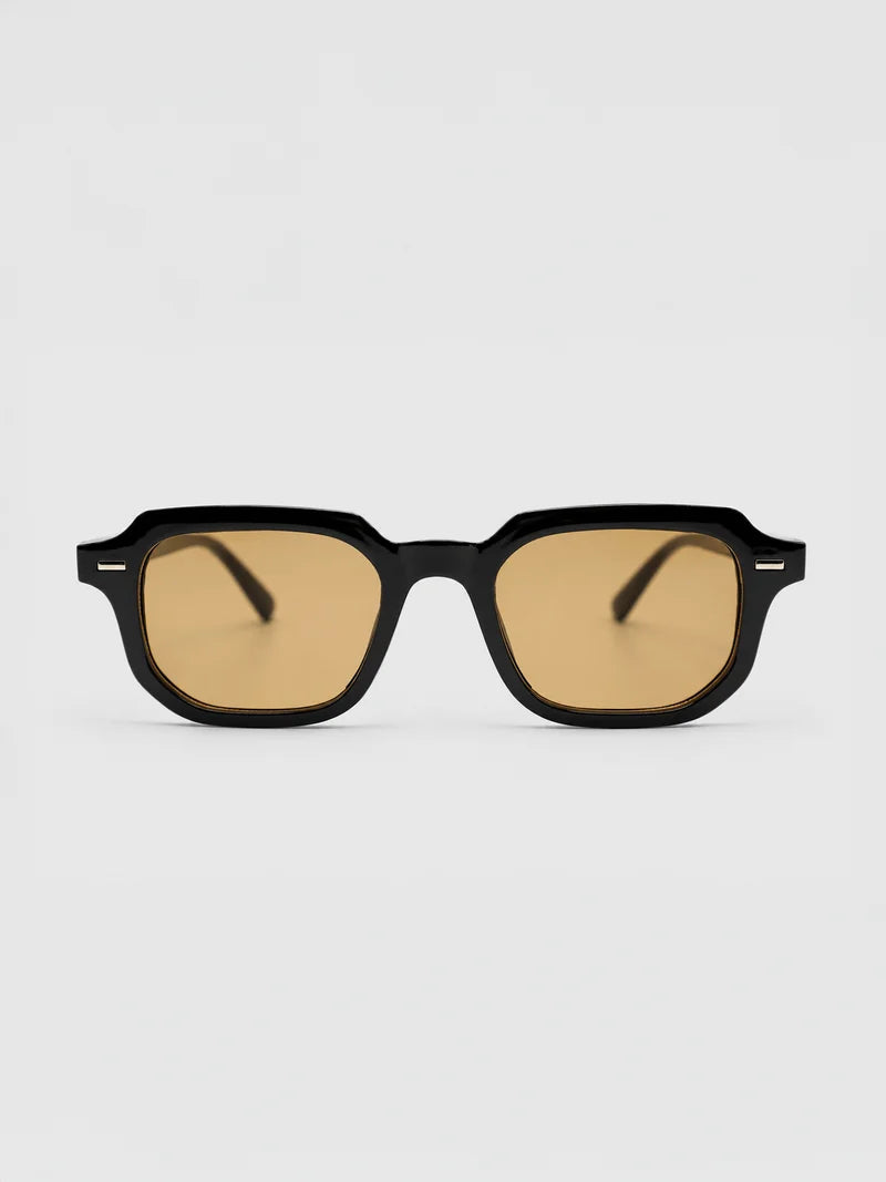 Óculos de Sol Lior Gianni Kavanagh Pretos com Lentes Castanhas Gianni Kavanagh