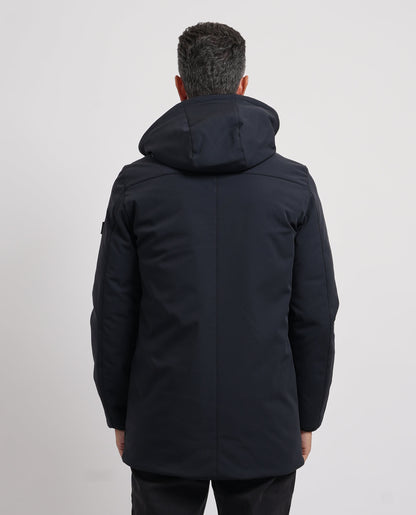 Casaco Parka com Capuz Yes Zee Azul Yes Zee