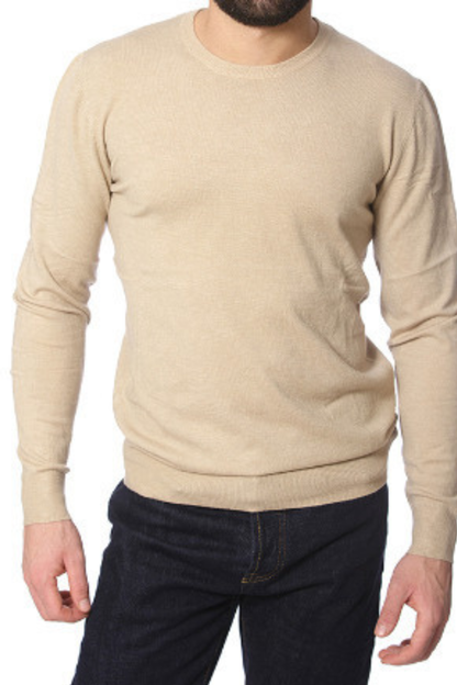 Camisola de Malha Bege Gianni Lupo FW25 Gianni Lupo