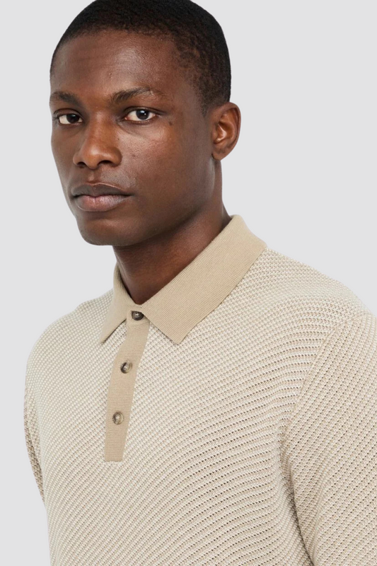 Polo de Malha Bege Liu Jo FW25