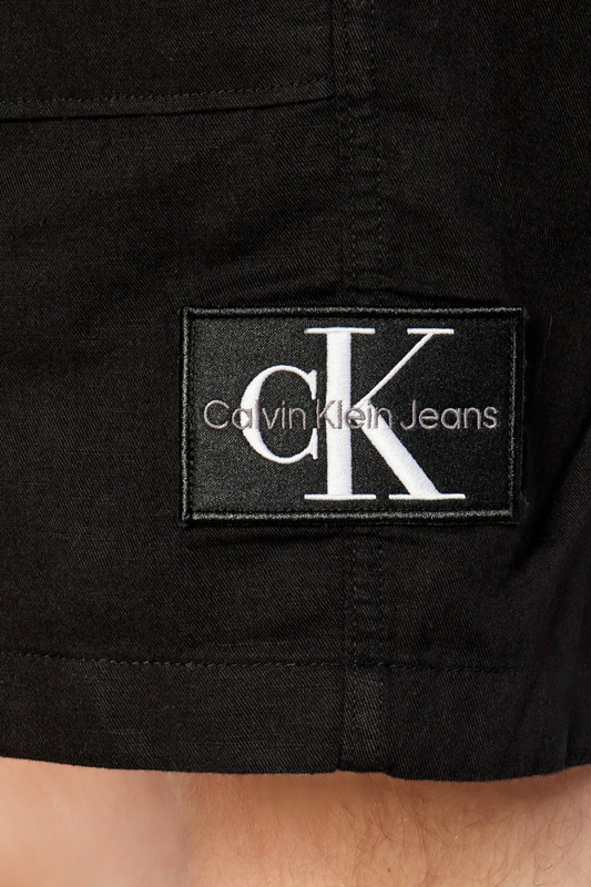 Calção Linho Preto Calvin Klein SS24
