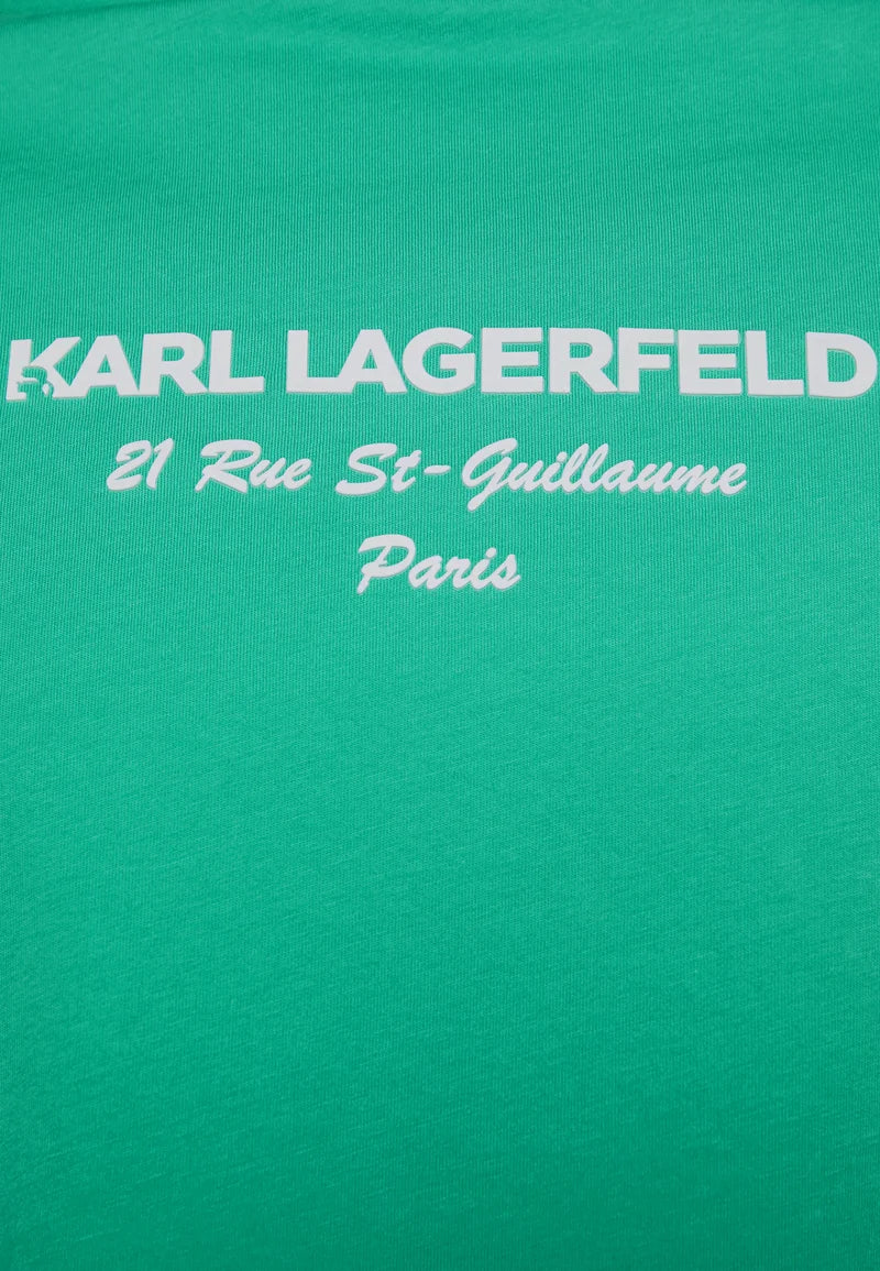 Karl Lagerfeld Camiseta Estampada Verde