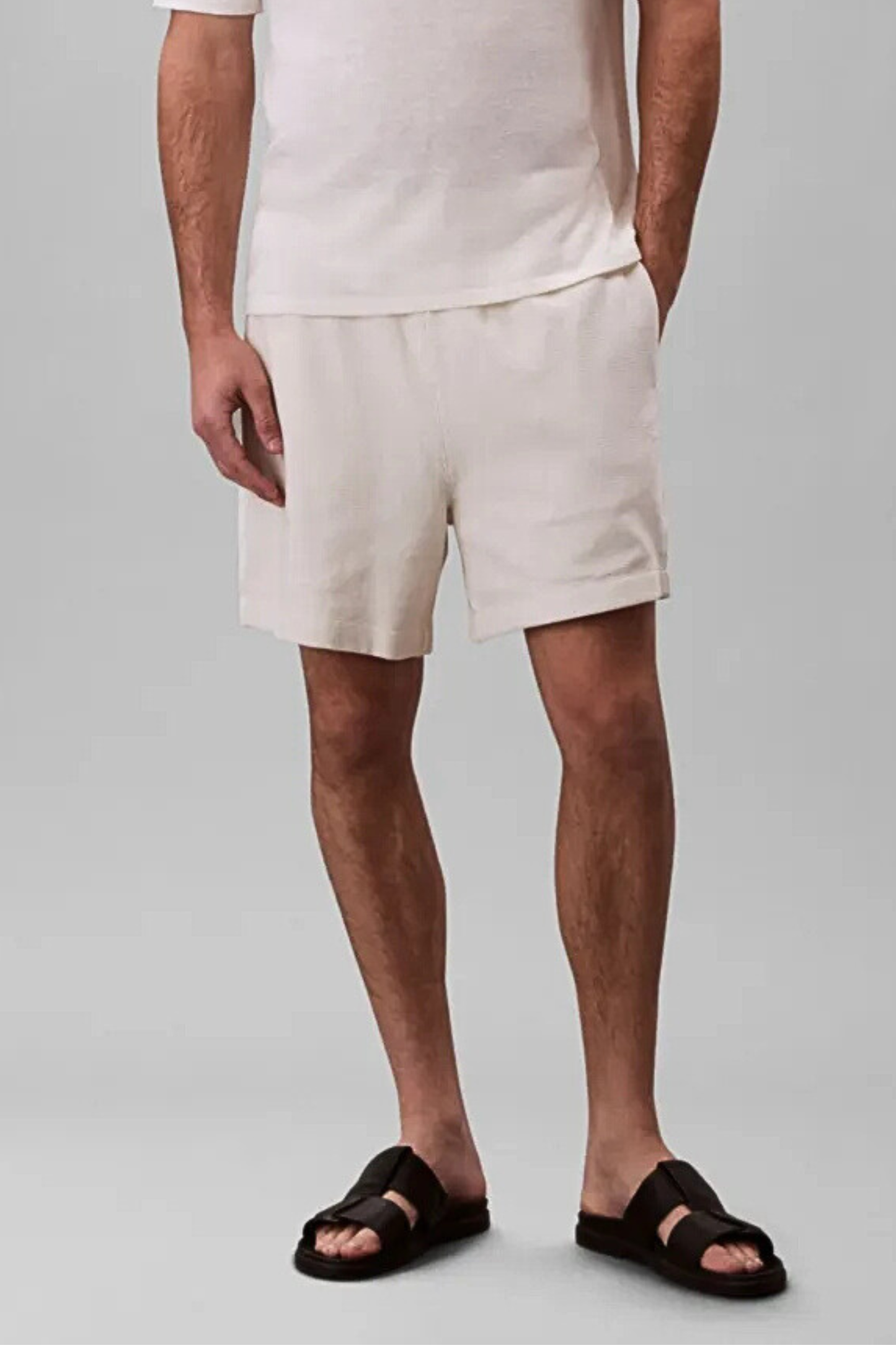 Calções Creme Calvin Klein SS26