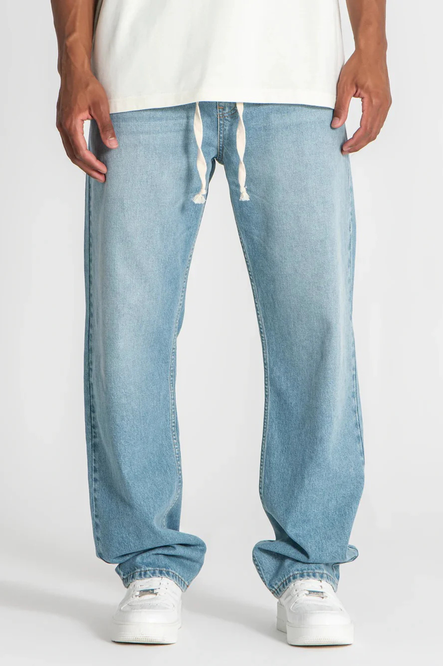 Calças de Ganga Azul Clara Gianni Kavanagh FW25