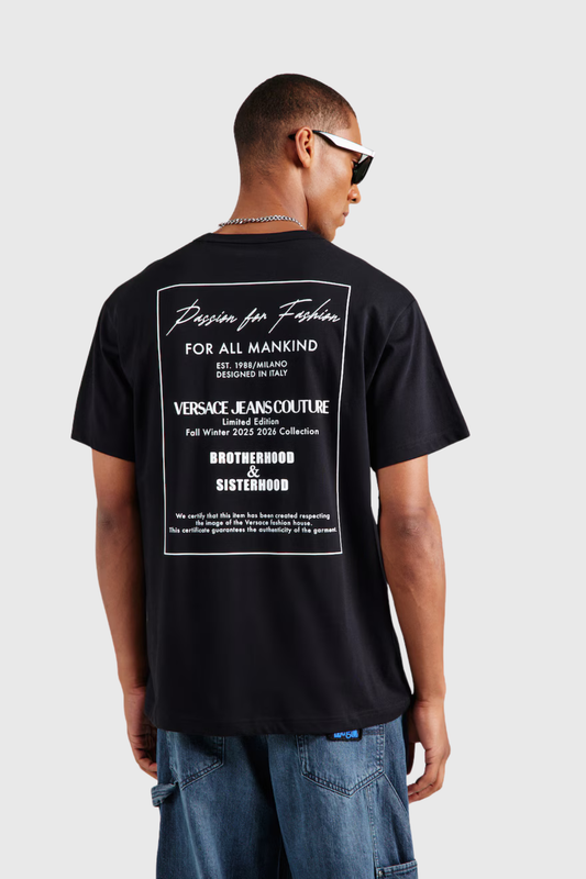 T-shirt Preta Versace Jeans Couture FW-25