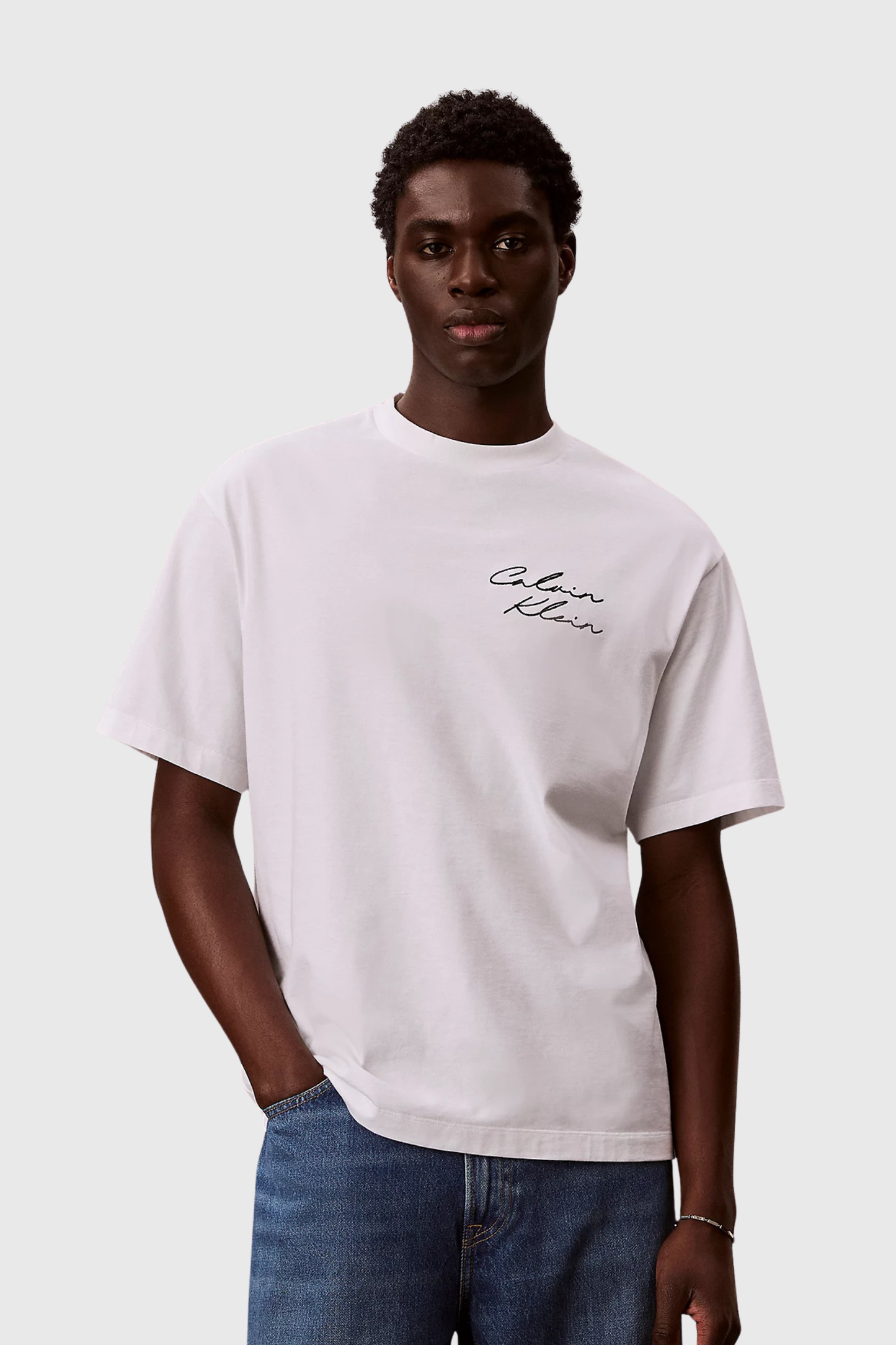 T-shirt Branca Calvin Klein SS26