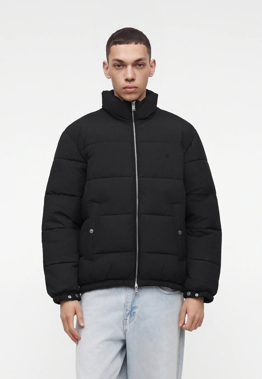 Blusão Acolchoado Replay Preto Puffer Replay
