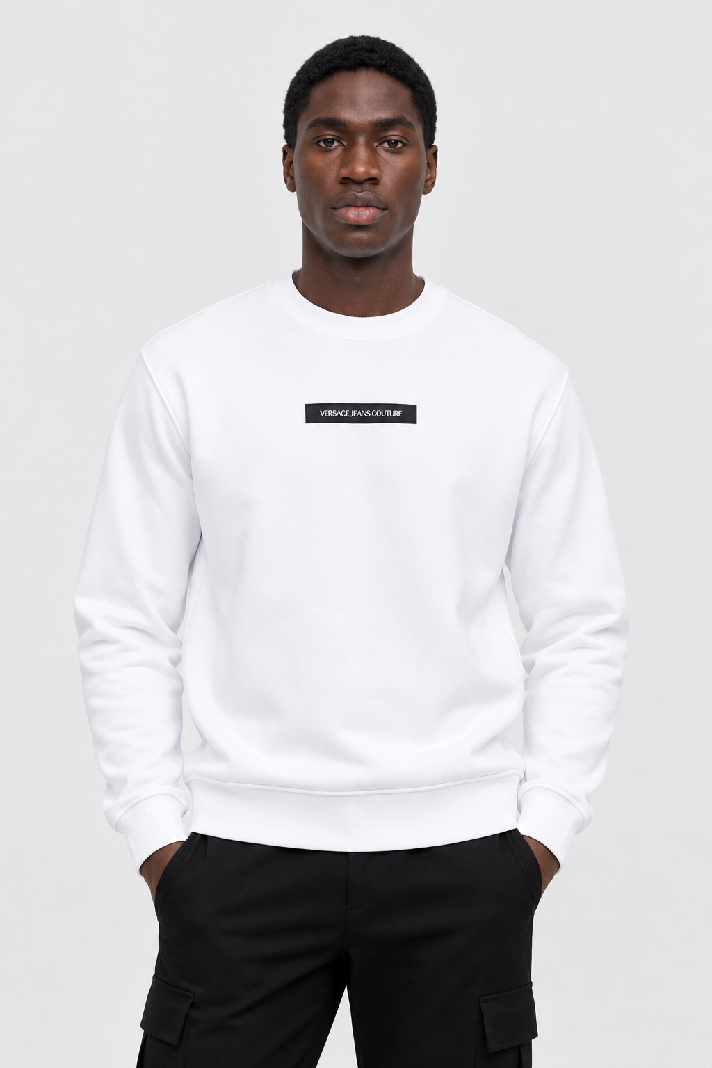 Sweatshirt Branca Versace Jeans Couture Versace Jeans Couture