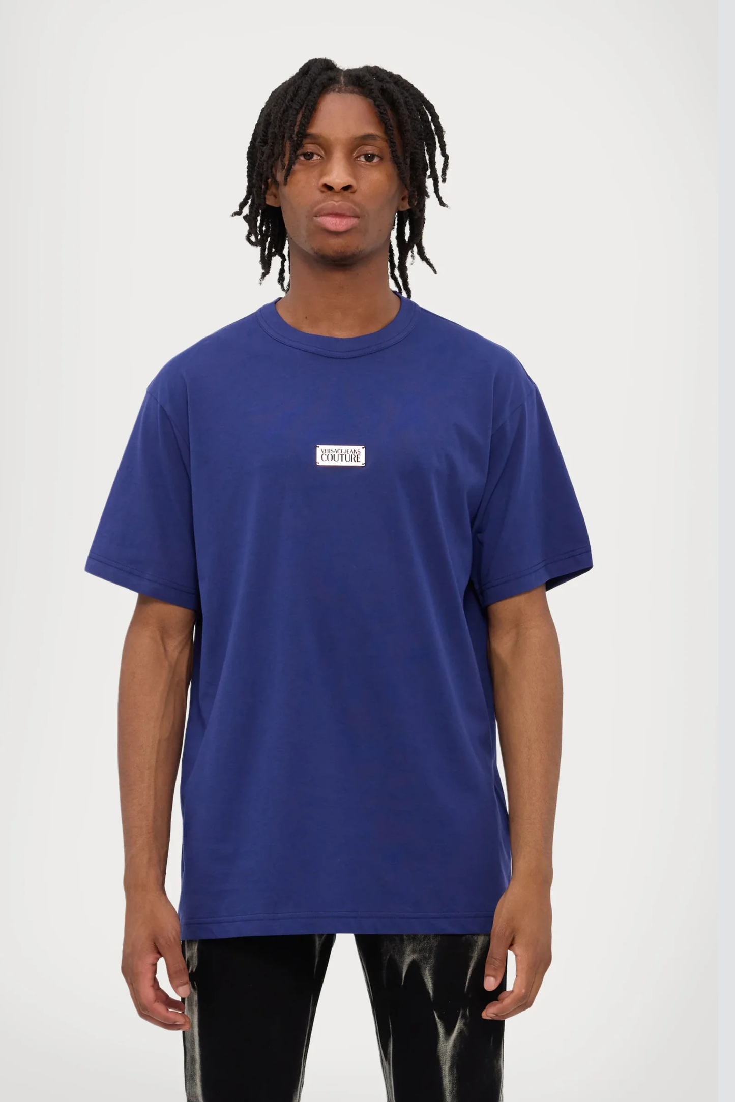 T-shirt Azul Versace Jeans Couture SS25