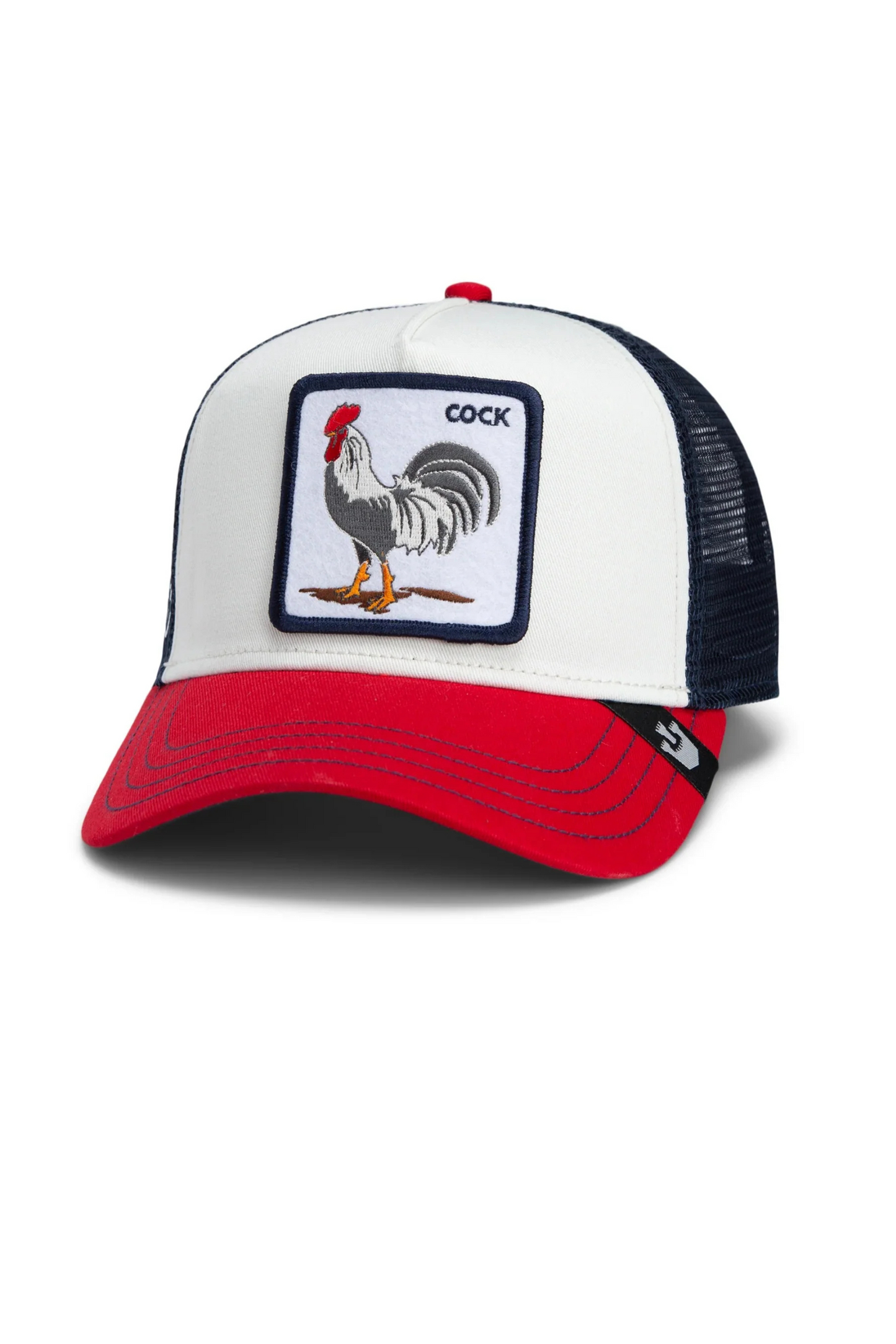 Chapéu Rooster Branco e Vermelho Goorin Bros FW25