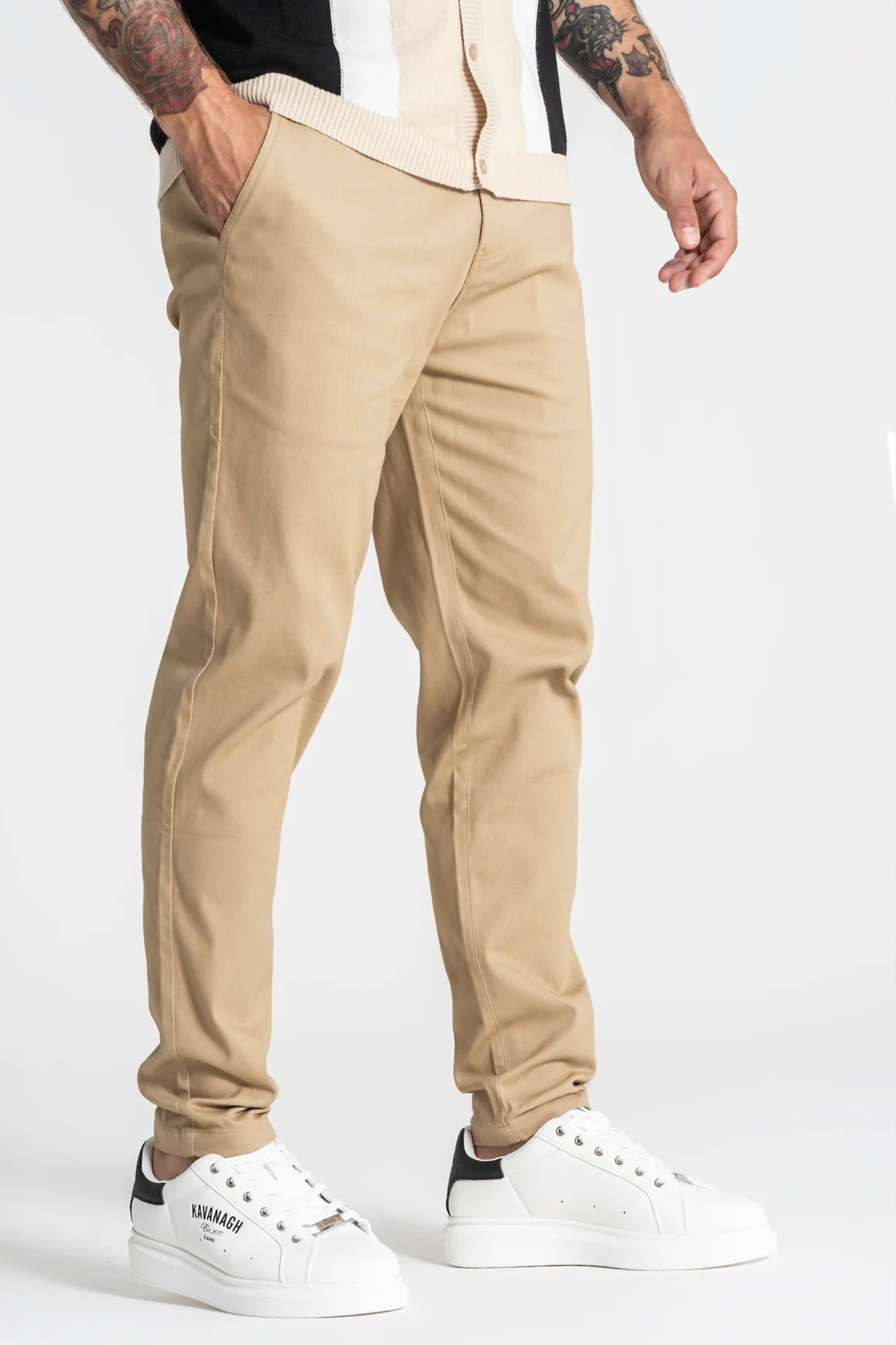 Calça Bege Gianni Kavanagh SS26