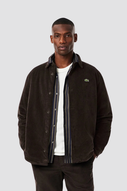 Casaco Bombazine Castanho Lacoste FW25 Lacoste