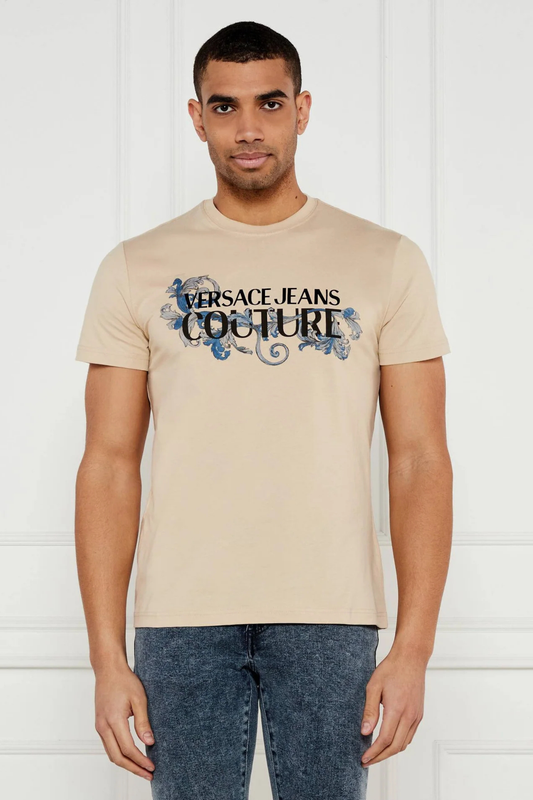 T-shirt Bege Versace Jeans Couture SS25