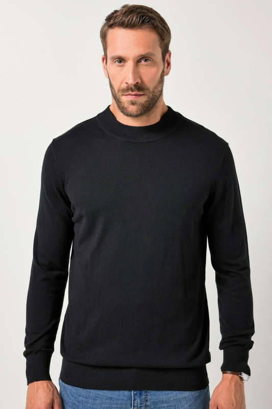 Camisola  Meia Gola Preta Gianni Lupo FW-25