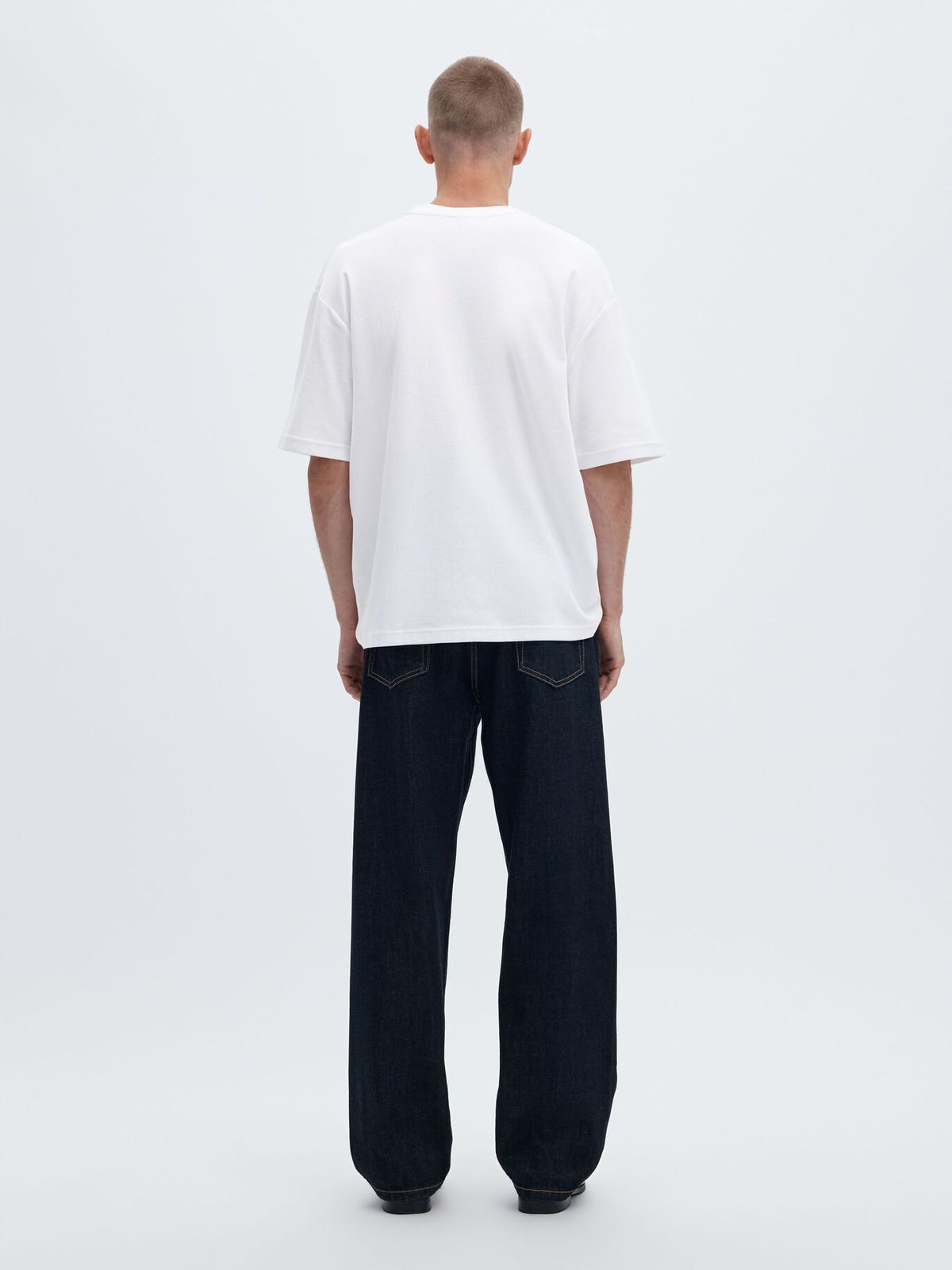 T-shirt Básica Selected Branca Selected