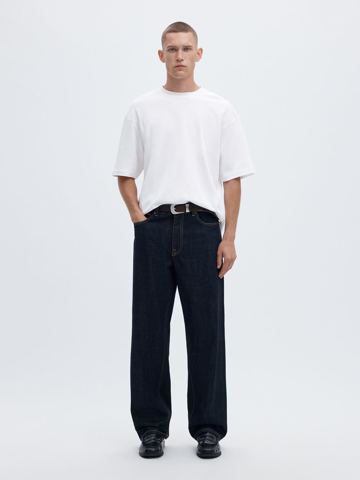 T-shirt Básica Selected Branca Selected