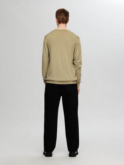 Camisola de Malha Bege Selected Selected