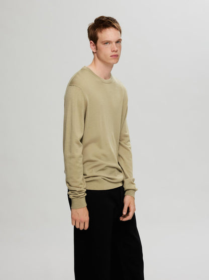 Camisola de Malha Bege Selected Selected