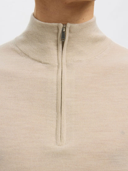 Camisola de Fecho Bege Selected Selected