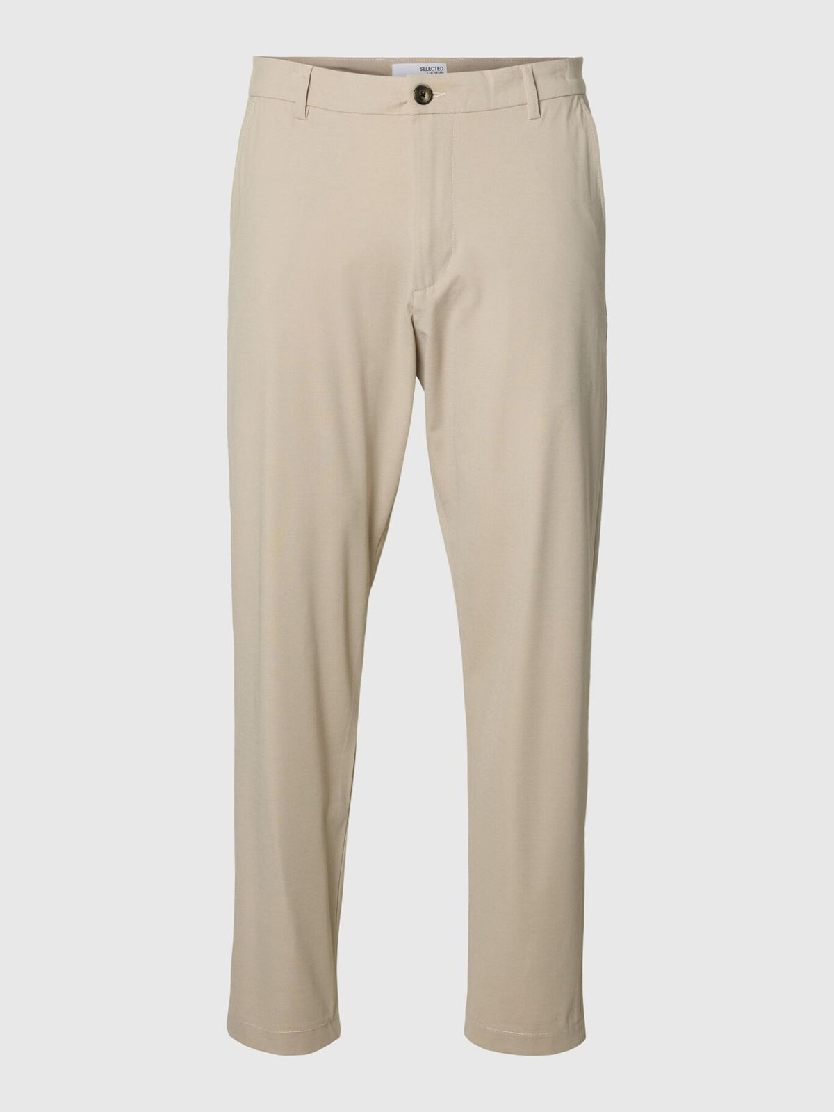 Calças Slim-Fit Selected Beges Selected